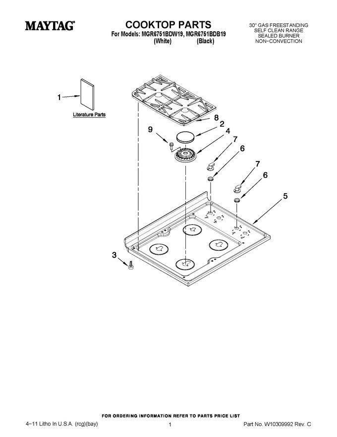 Diagram for MGR6751BDB19