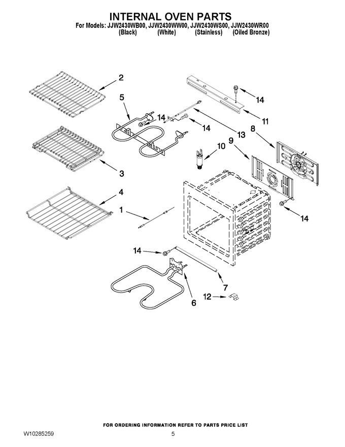 Diagram for JJW2430WW00