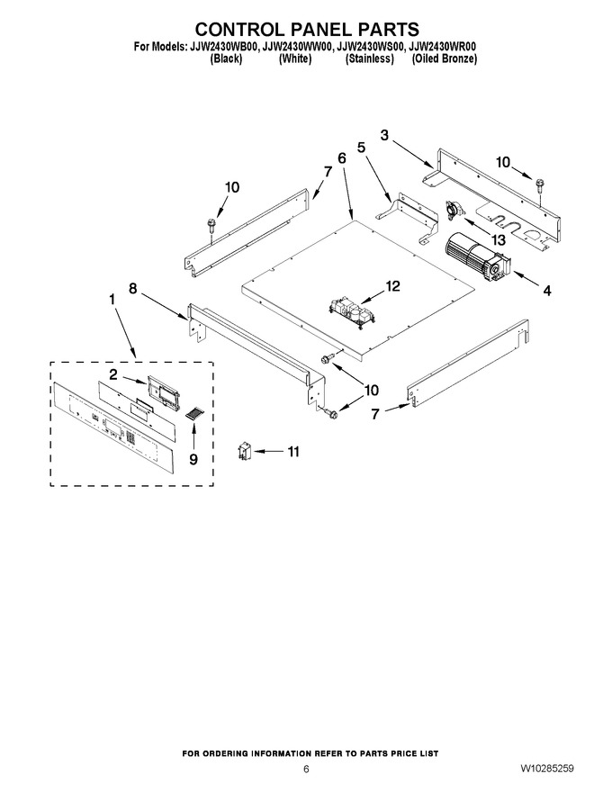 Diagram for JJW2430WB00