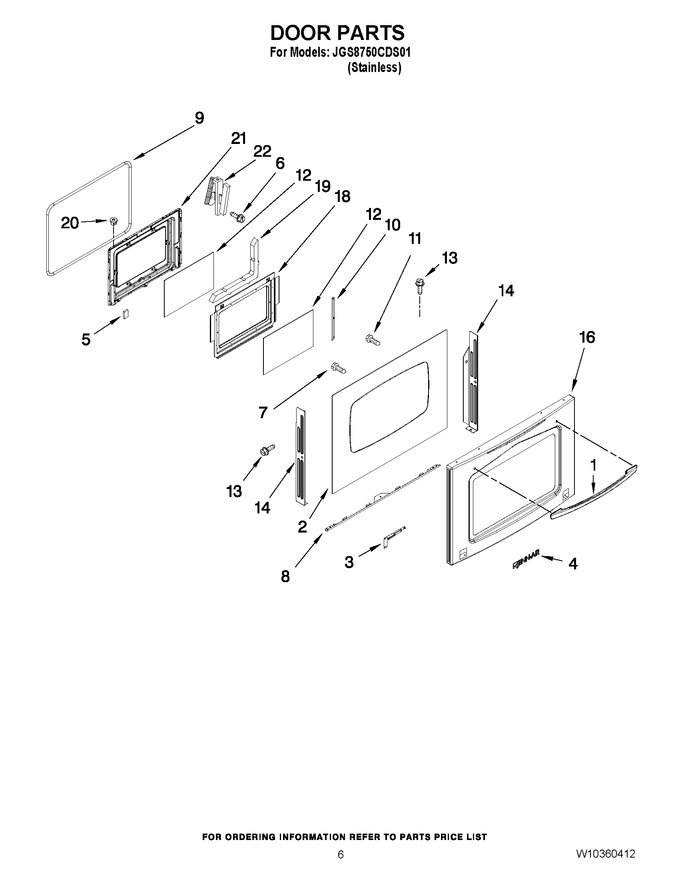 Diagram for JGS8750CDS01