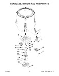 Diagram for 05 - Gearcase, Motor And Pump Parts