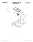 Diagram for 01 - Cooktop Parts