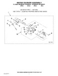 Diagram for 04 - 8557891 Burner Assembly