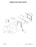 Diagram for 05 - Lower Oven Door Parts