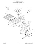 Diagram for 02 - Cooktop Parts