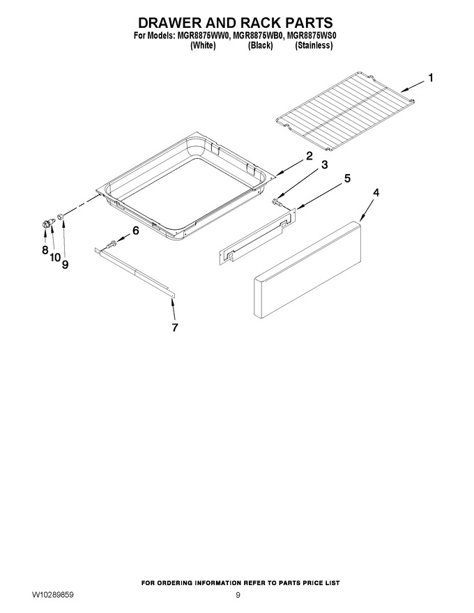 Diagram for MGR8875WW0