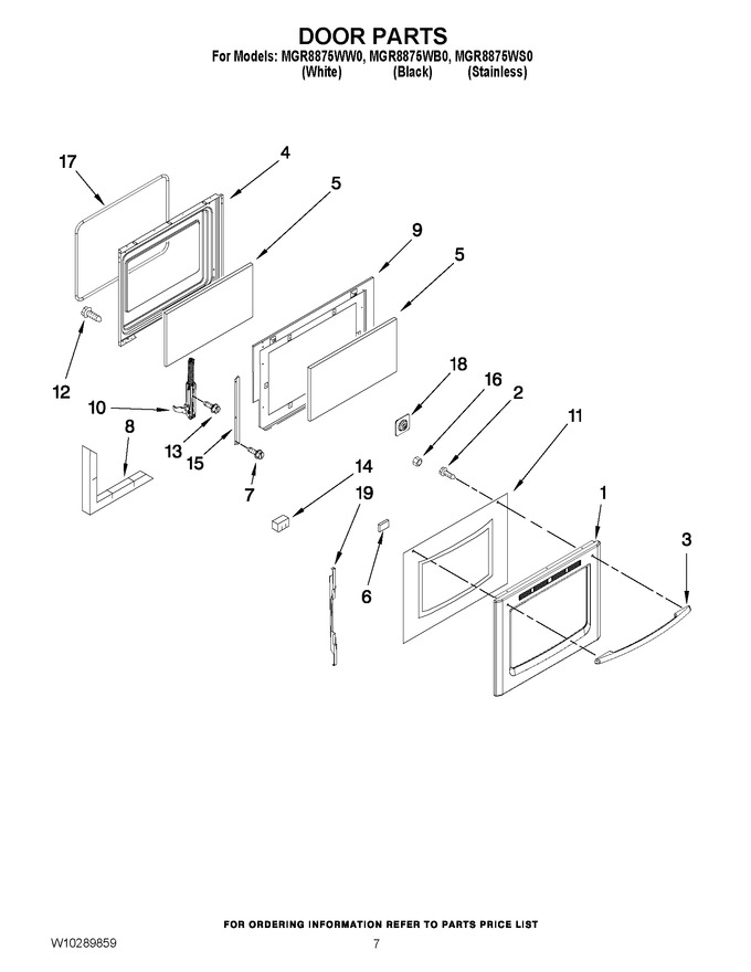 Diagram for MGR8875WW0