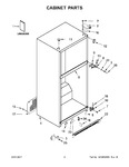 Diagram for 02 - Cabinet Parts