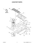 Diagram for 02 - Cooktop Parts