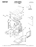 Diagram for 01 - Oven Parts