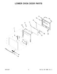 Diagram for 05 - Lower Oven Door Parts