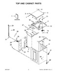 Diagram for 02 - Top And Cabinet Parts