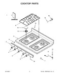 Diagram for 02 - Cooktop Parts