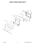 Diagram for 04 - Upper Oven Door Parts