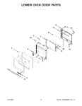 Diagram for 05 - Lower Oven Door Parts