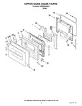 Diagram for 03 - Upper Oven Door Parts