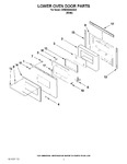 Diagram for 02 - Lower Oven Door Parts
