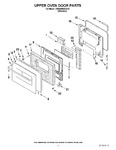 Diagram for 03 - Upper Oven Door Parts