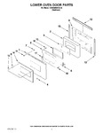 Diagram for 02 - Lower Oven Door Parts