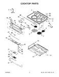 Diagram for 02 - Cooktop Parts