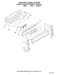 Diagram for 02 - Control Panel Parts