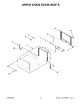 Diagram for 04 - Upper Oven Door Parts