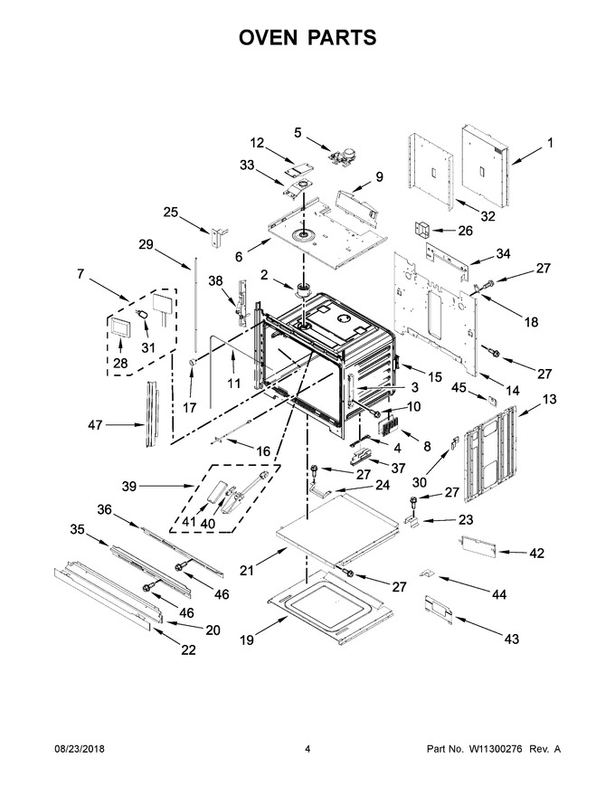 Diagram for JJW3830DS03