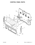 Diagram for 03 - Control Panel Parts