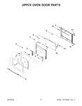 Diagram for 04 - Upper Oven Door Parts