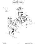 Diagram for 02 - Cooktop Parts