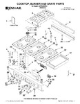 Diagram for 01 - Cooktop, Burner And Grate Parts