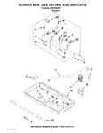 Diagram for 02 - Burner Box, Gas Valves, And Switches