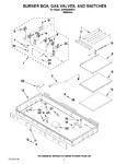 Diagram for 02 - Burner Box, Gas Valves, And Switches