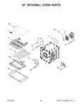 Diagram for 11 - 18" Internal Oven Parts