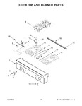 Diagram for 03 - Cooktop And Burner Parts