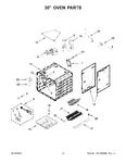 Diagram for 05 - 30" Oven Parts