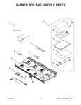 Diagram for 02 - Burner Box And Griddle Parts