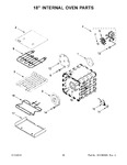 Diagram for 11 - 18" Internal Oven Parts