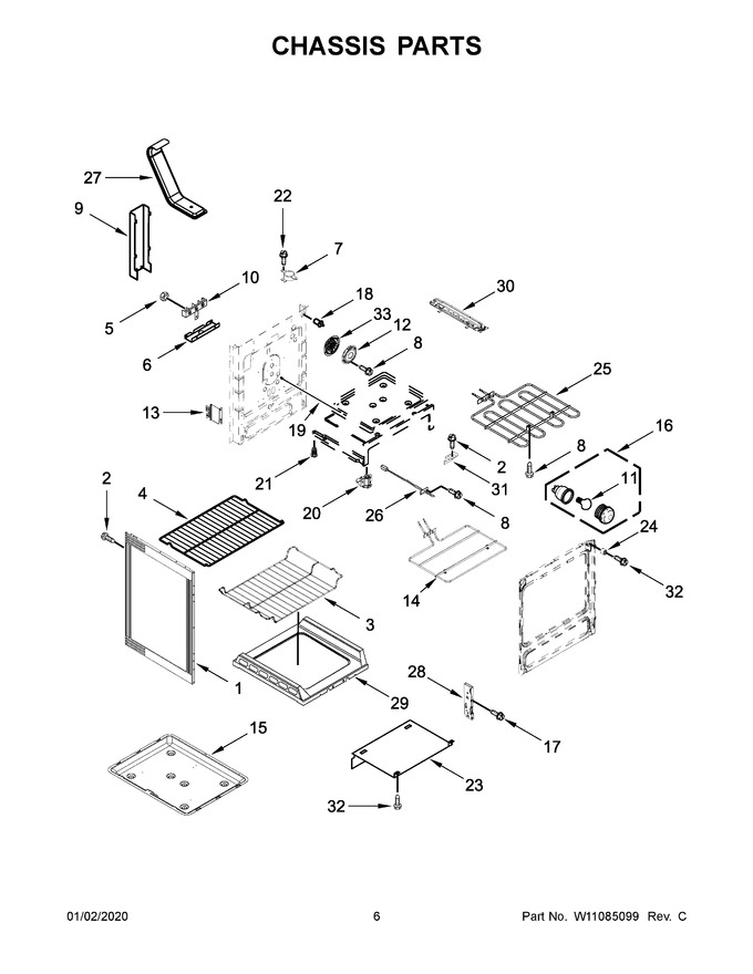 Diagram for MER8800FW0