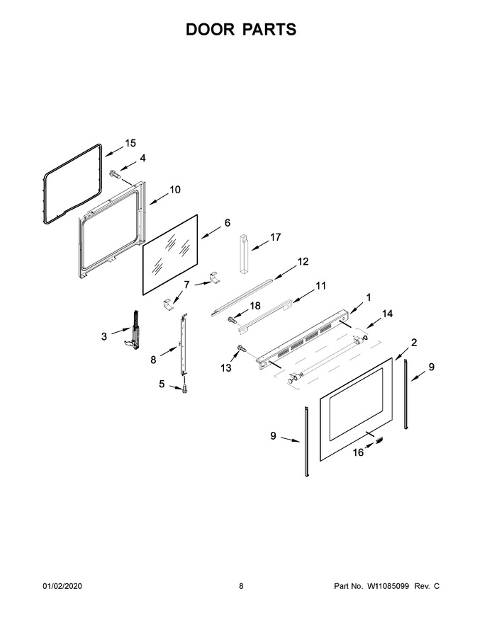 Diagram for MER8800FW0