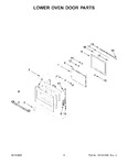 Diagram for 05 - Lower Oven Door Parts