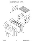 Diagram for 05 - Lower Drawer Parts