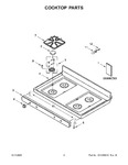 Diagram for 02 - Cooktop Parts