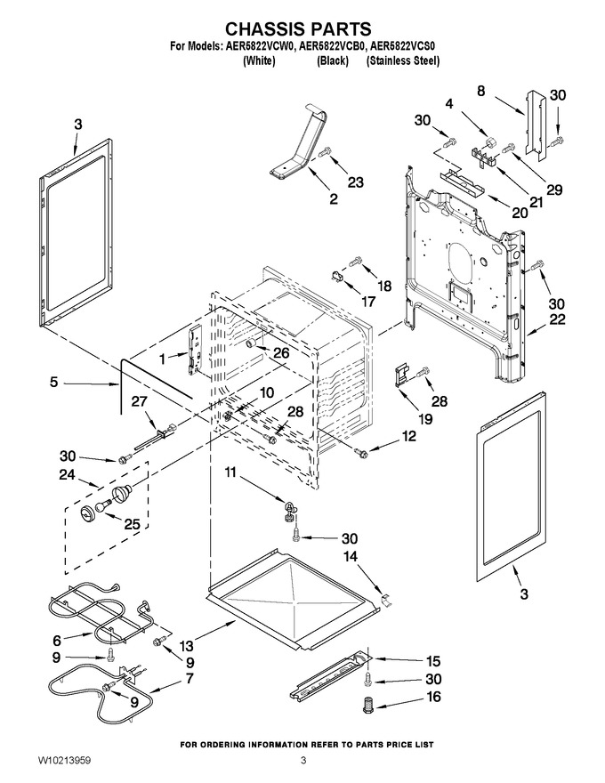 Diagram for AER5822VCW0