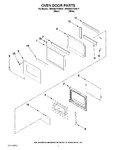 Diagram for 02 - Oven Door Parts