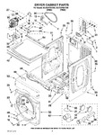 Diagram for 02 - Dryer Cabinet Parts