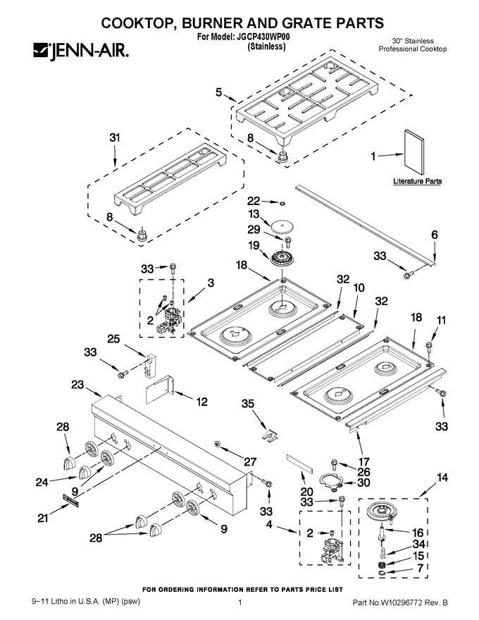 Diagram for JGCP430WP00