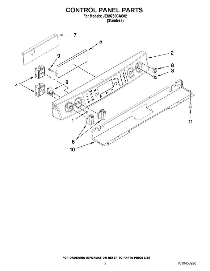 Diagram for JES9750CAS02