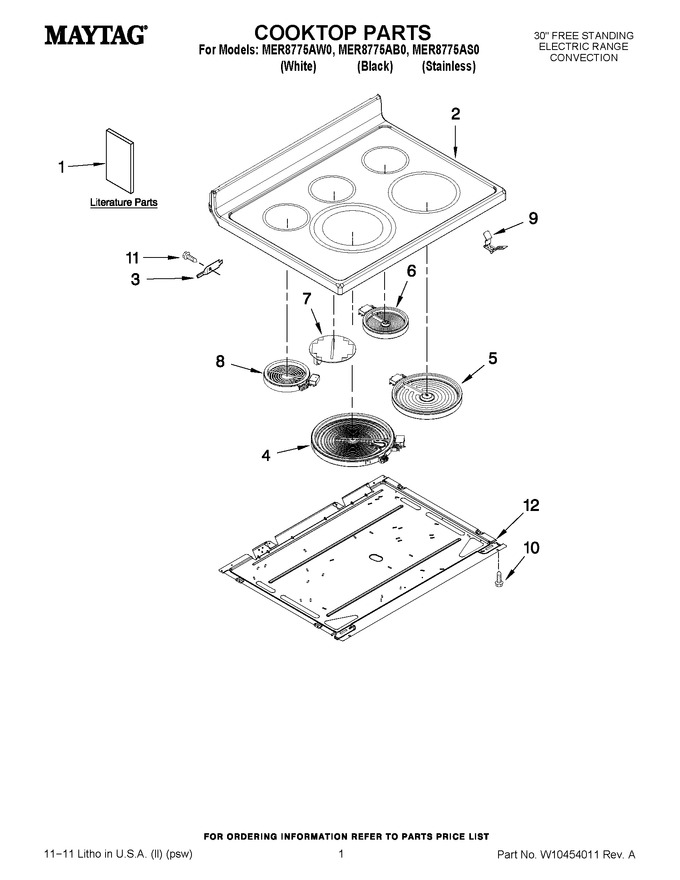 Diagram for MER8775AW0