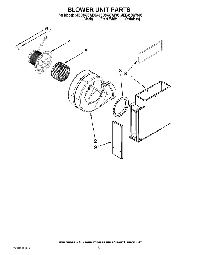 Diagram for JED3536WF03